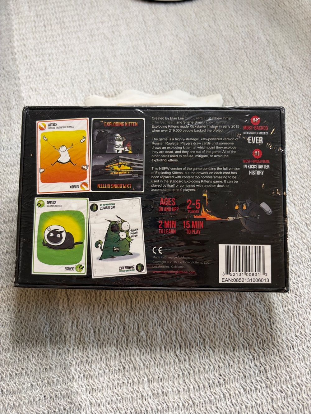 Exploding Kitten NSFW Deck - Picture 2 of 3